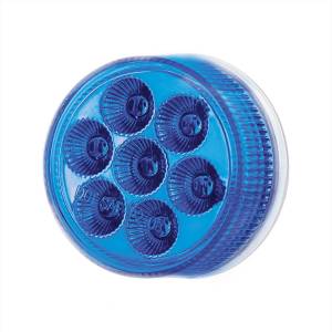 UNITED PACIFIC - UNITED PACIFIC - 35937 - LUZ FURY DOBLE REDONDA DE 7 LED DE 2" (LIQUIDACIÓN/MARCADOR) - LED ÁMBAR Y AZUL/LENTE TRANSPARENTE - Image 7