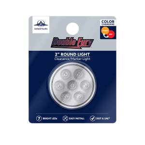 UNITED PACIFIC - UNITED PACIFIC - 35940 - LUZ FURY DOBLE REDONDA DE 7 LED DE 2" (LIQUIDACIÓN/MARCADOR) - LED ÁMBAR Y ROJO/LENTE TRANSPARENTE - Image 11