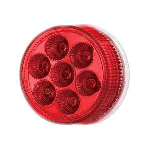 UNITED PACIFIC - UNITED PACIFIC - 35942 - LUZ FURY DOBLE REDONDA DE 7 LED DE 2" (LIQUIDACIÓN/MARCADOR) - LED ROJO Y AZUL/LENTE TRANSPARENTE - Image 6