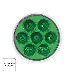UNITED PACIFIC - UNITED PACIFIC - 35943 - LUZ FURY DOBLE REDONDA DE 7 LED DE 2" (LIQUIDACIÓN/MARCADOR) - LED ROJO Y VERDE/LENTE TRANSPARENTE - Image 3
