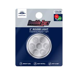 UNITED PACIFIC - UNITED PACIFIC - 35943 - LUZ FURY DOBLE REDONDA DE 7 LED DE 2" (LIQUIDACIÓN/MARCADOR) - LED ROJO Y VERDE/LENTE TRANSPARENTE - Image 11