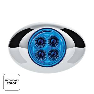 UNITED PACIFIC - UNITED PACIFIC - 36031 - LUZ FURY DOBLE DE 4 LED (LIQUIDACIÓN/MARCADOR) - LENTE ROJA Y AZUL/TRANSPARENTE - Image 3