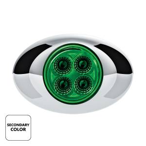 UNITED PACIFIC - UNITED PACIFIC - 36032 - LUZ FURY DOBLE DE 4 LED (LIQUIDACIÓN/MARCADOR) - LENTE ROJA Y VERDE/TRANSPARENTE - Image 3