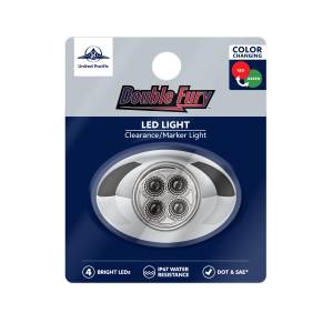 UNITED PACIFIC - UNITED PACIFIC - 36032 - LUZ FURY DOBLE DE 4 LED (LIQUIDACIÓN/MARCADOR) - LENTE ROJA Y VERDE/TRANSPARENTE - Image 10