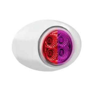 UNITED PACIFIC - UNITED PACIFIC - 36033 - LUZ FURY DOBLE DE 4 LED (LIQUIDACIÓN/MARCADOR) - LENTE ROJA Y PÚRPURA/TRANSPARENTE - Image 5