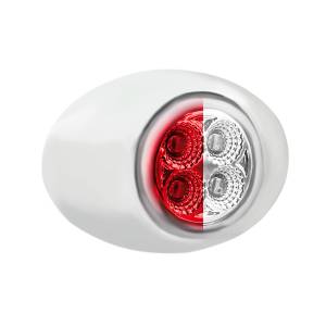 UNITED PACIFIC - UNITED PACIFIC - 36034 - LUZ FURY DOBLE DE 4 LED (LIQUIDACIÓN/MARCADOR) - LENTE ROJA Y BLANCA/TRANSPARENTE - Image 5