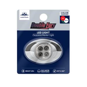 UNITED PACIFIC - UNITED PACIFIC - 36034 - LUZ FURY DOBLE DE 4 LED (LIQUIDACIÓN/MARCADOR) - LENTE ROJA Y BLANCA/TRANSPARENTE - Image 10