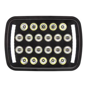 UNITED PACIFIC - 36450 - ULTRALIT - LUZ RECTANGULAR LED DE ALTA POTENCIA 22 CON BARRAS DE LUCES DE POSICIÓN LED