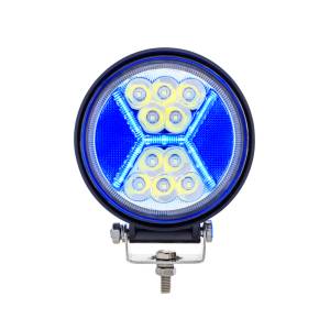 UNITED PACIFIC - 36455 - LUZ DE TRABAJO LED DE ALTA POTENCIA DE 24" DE 4,5" CON GUÍA DE LUZ AZUL "X"