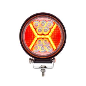 UNITED PACIFIC - 36456 - LUZ DE TRABAJO LED DE ALTA POTENCIA DE 24" DE 4,5" CON GUÍA DE LUZ ROJA "X"