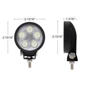 UNITED PACIFIC - UNITED PACIFIC - 36461 - MINI LUZ DE TRABAJO DE 5 LED DE ALTA POTENCIA - LUZ DE INUNDACIÓN REDONDA - Image 5