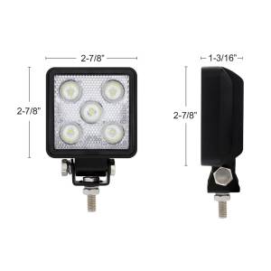 UNITED PACIFIC - UNITED PACIFIC - 36462 - MINI LUZ DE TRABAJO DE 5 LED DE ALTA POTENCIA - LUZ DE INUNDACIÓN CUADRADA - Image 5