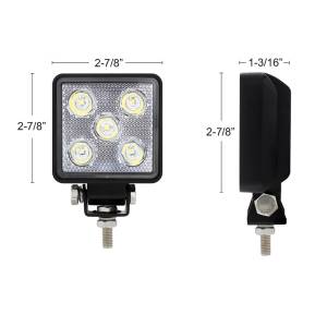 UNITED PACIFIC - UNITED PACIFIC - 36464 - MINI LUZ DE TRABAJO DE 5 LED DE ALTA POTENCIA - LUZ DE PUNTO CUADRADO - Image 5