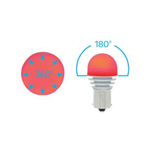 UNITED PACIFIC - UNITED PACIFIC - 36466 - BOMBILLA LED 1156 DE ALTA POTENCIA - ROJA - Image 5