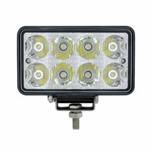 UNITED PACIFIC - 36507 - 8 FAROS DE TRABAJO RECTANGULARES LED DE ALTA POTENCIA CON REFLECTOR CROMADO
