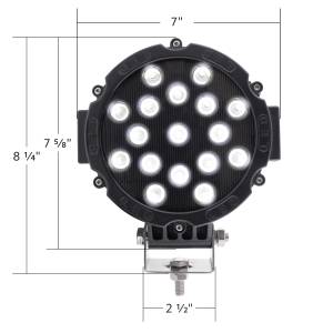 UNITED PACIFIC - UNITED PACIFIC - 36516 - 17 LUZ POTENTE LED DE ALTA POTENCIA DE 7"/OFF ROAD - Image 8