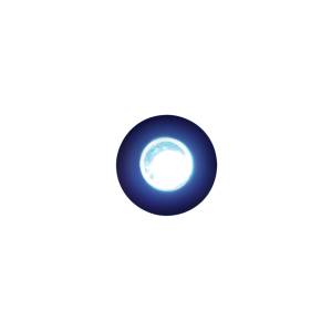 UNITED PACIFIC - 36518B - LUZ INDICADORA LED SIMPLE - AZUL/TRANSPARENTE (A GRANEL)