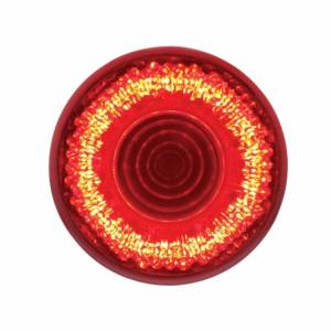 UNITED PACIFIC - 36525B - LUZ DE ESPEJO REDONDA DE 9 LED DE 2" (LIQUIDACIÓN/MARCADOR) - LED ROJO/LENTE ROJA (A GRANEL)