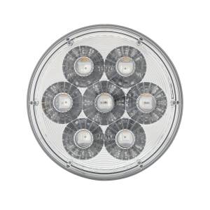 UNITED PACIFIC - UNITED PACIFIC - 36528 - LUZ FURY DOBLE REDONDA DE 14 LED DE 4" (PARADA, GIRO Y COLA) - LED ROJO Y ÁMBAR/ LENTE TRANSPARENTE - Image 4