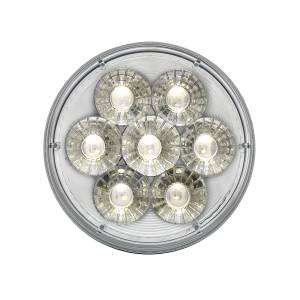 UNITED PACIFIC - UNITED PACIFIC - 36530 - LUZ FURY DOBLE REDONDA DE 14 LED DE 4" (PARADA, GIRO Y COLA) - LED ROJO Y BLANCO/LENTE TRANSPARENTE - Image 3