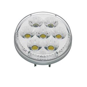 UNITED PACIFIC - UNITED PACIFIC - 36530 - LUZ FURY DOBLE REDONDA DE 14 LED DE 4" (PARADA, GIRO Y COLA) - LED ROJO Y BLANCO/LENTE TRANSPARENTE - Image 5