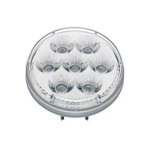 UNITED PACIFIC - UNITED PACIFIC - 36531 - LUZ FURY DOBLE REDONDA DE 14 LED DE 4" (SEÑAL DE GIRO) - LED ÁMBAR Y AZUL/LENTE TRANSPARENTE - Image 5