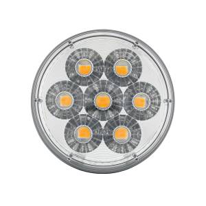 UNITED PACIFIC - UNITED PACIFIC - 36532 - LUZ FURY DOBLE REDONDA DE 14 LED DE 4" (SEÑAL DE GIRO) - LED ÁMBAR Y BLANCO/LENTE TRANSPARENTE - Image 4