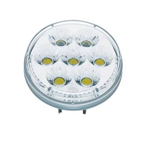 UNITED PACIFIC - UNITED PACIFIC - 36532 - LUZ FURY DOBLE REDONDA DE 14 LED DE 4" (SEÑAL DE GIRO) - LED ÁMBAR Y BLANCO/LENTE TRANSPARENTE - Image 5
