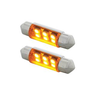 UNITED PACIFIC - UNITED PACIFIC - 36591 - BOMBILLA DE LUZ DE DOMO 6418/6461-36MM MICRO LED DE ALTA POTENCIA 6 SMD - ÁMBAR (PAQUETE DE 2) - Image 3