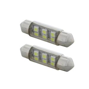 UNITED PACIFIC - UNITED PACIFIC - 36594 - BOMBILLA DE LUZ DE DOMO 6418/6461-36MM MICRO LED DE ALTA POTENCIA 6 SMD - BLANCO (PAQUETE DE 2) - Image 4