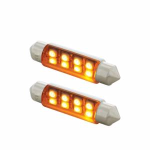 UNITED PACIFIC - UNITED PACIFIC - 36595 - BOMBILLA DE LUZ DE DOMO 211-2 MICRO LED DE ALTA POTENCIA 8 SMD - ÁMBAR (PAQUETE DE 2) - Image 5