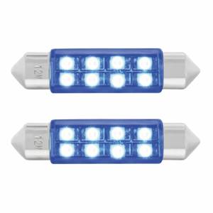 UNITED PACIFIC - 36596 - BOMBILLA DE LUZ DE DOMO 211-2 MICRO LED DE ALTA POTENCIA 8 SMD - AZUL (PAQUETE DE 2)