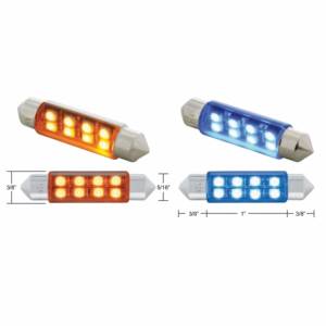 UNITED PACIFIC - UNITED PACIFIC - 36597 - BOMBILLA DE LUZ DE DOMO 211-2 MICRO LED DE ALTA POTENCIA 8 SMD - ROJA (PAQUETE DE 2) - Image 5