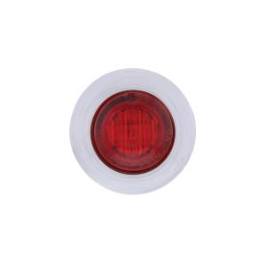 UNITED PACIFIC - UNITED PACIFIC - 36601 - MINI LUZ AUXILIAR/UTILIDAD DE 3/4" DE DOBLE FUNCIÓN DE 3 LED CON BISEL Y ARANDELA - LED ROJO/LENTE ROJA - Image 2
