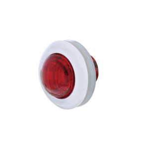 UNITED PACIFIC - UNITED PACIFIC - 36601 - MINI LUZ AUXILIAR/UTILIDAD DE 3/4" DE DOBLE FUNCIÓN DE 3 LED CON BISEL Y ARANDELA - LED ROJO/LENTE ROJA - Image 3