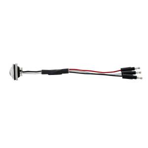UNITED PACIFIC - UNITED PACIFIC - 36603 - MINI LUZ AUXILIAR/UTILIDAD DE 3/4" DE DOBLE FUNCIÓN DE 3 LED CON BISEL Y ARANDELA - LED ROJO/LENTE TRANSPARENTE - Image 4