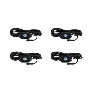 UNITED PACIFIC - UNITED PACIFIC - 36604 - KIT DE 4 PIEZAS DE LUZ DE ROCA LED RGB MULTICOLOR DE 500 LÚMENES - Image 5