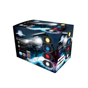 UNITED PACIFIC - UNITED PACIFIC - 36604 - KIT DE 4 PIEZAS DE LUZ DE ROCA LED RGB MULTICOLOR DE 500 LÚMENES - Image 7
