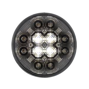 UNITED PACIFIC - UNITED PACIFIC - 36608 - LUZ COMBINADA REDONDA DE 4" CON 12 LED DE FRENO, GIRO Y TRASERA Y 16 LED DE RESPALDO - LED ROJO/LENTE TRANSPARENTE - Image 2