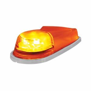 UNITED PACIFIC - 36621B - LUZ DE CABINA PARA RECOGIDA/SUV DE 6 LED: LED ÁMBAR/LENTE ÁMBAR (A GRANEL)