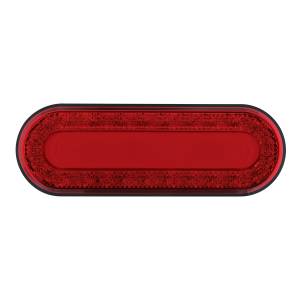 UNITED PACIFIC - UNITED PACIFIC - 36656 - LUZ DE ESPEJO OVALADA DE 24 LED DE 6" (PARADA, GIRO Y TRASERA) - LED ROJO/LEENTE ROJA - Image 2