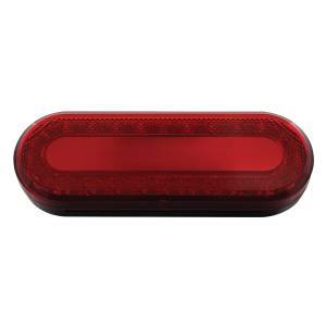 UNITED PACIFIC - UNITED PACIFIC - 36656 - LUZ DE ESPEJO OVALADA DE 24 LED DE 6" (PARADA, GIRO Y TRASERA) - LED ROJO/LEENTE ROJA - Image 3