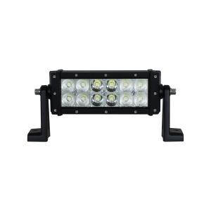 UNITED PACIFIC - 36763 - BARRA DE LUCES CURVAS/PUNTOS DE 8" DE DOBLE FILA DE 12 LED DE ALTA POTENCIA