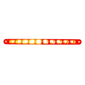 UNITED PACIFIC - UNITED PACIFIC - 36827B - BARRA DE LUCES CON FUNCIÓN DE GIRO DIVIDIDO DE 9" DE 10 LED - LED ROJO/LEENTE ROJA (A GRANEL) - Image 3