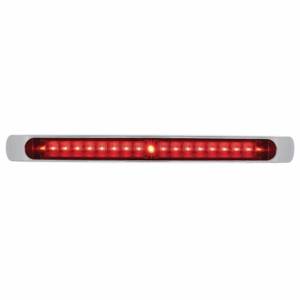 UNITED PACIFIC - UNITED PACIFIC - 36833 - BARRA DE LUCES DE 19 LED DE 17" CON BISEL (PARADA, GIRO Y COLA) - LED ROJO/LENTE ROJA - Image 1