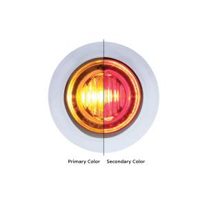 UNITED PACIFIC - 36838 - LUZ MINI FURY DOBLE DE 3/4" DE 3 LED (LIQUIDACIÓN/MARCADOR) - LED ÁMBAR/LED ROJO