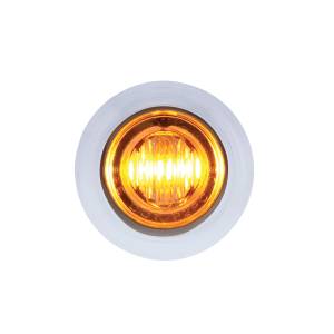 UNITED PACIFIC - UNITED PACIFIC - 36838 - LUZ MINI FURY DOBLE DE 3/4" DE 3 LED (LIQUIDACIÓN/MARCADOR) - LED ÁMBAR/LED ROJO - Image 2