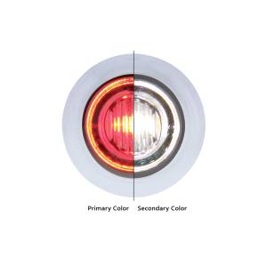 UNITED PACIFIC - 36841 - LUZ MINI FURY DOBLE 3 LED 3/4" (LIQUIDACIÓN/MARCADOR) - LED ROJO/LED BLANCO
