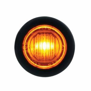 UNITED PACIFIC - UNITED PACIFIC - 36843 - MINI LUZ LED SMD SIMPLE DE 3/4" (LIQUIDACIÓN/MARCADOR) CON OJAL DE GOMA - LED ÁMBAR/LENTE ÁMBAR - Image 1