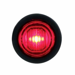 UNITED PACIFIC - 36844 - MINI LUZ LED SMD SIMPLE DE 3/4" (LIQUIDACIÓN/MARCADOR) CON OJAL DE GOMA - LED ROJO/LENTE ROJA